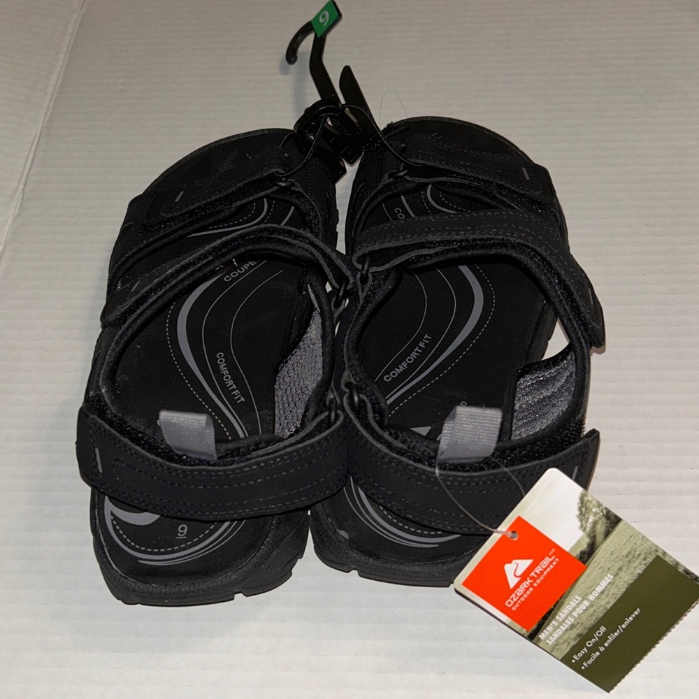 Ozark Trail Black Men's Sandals